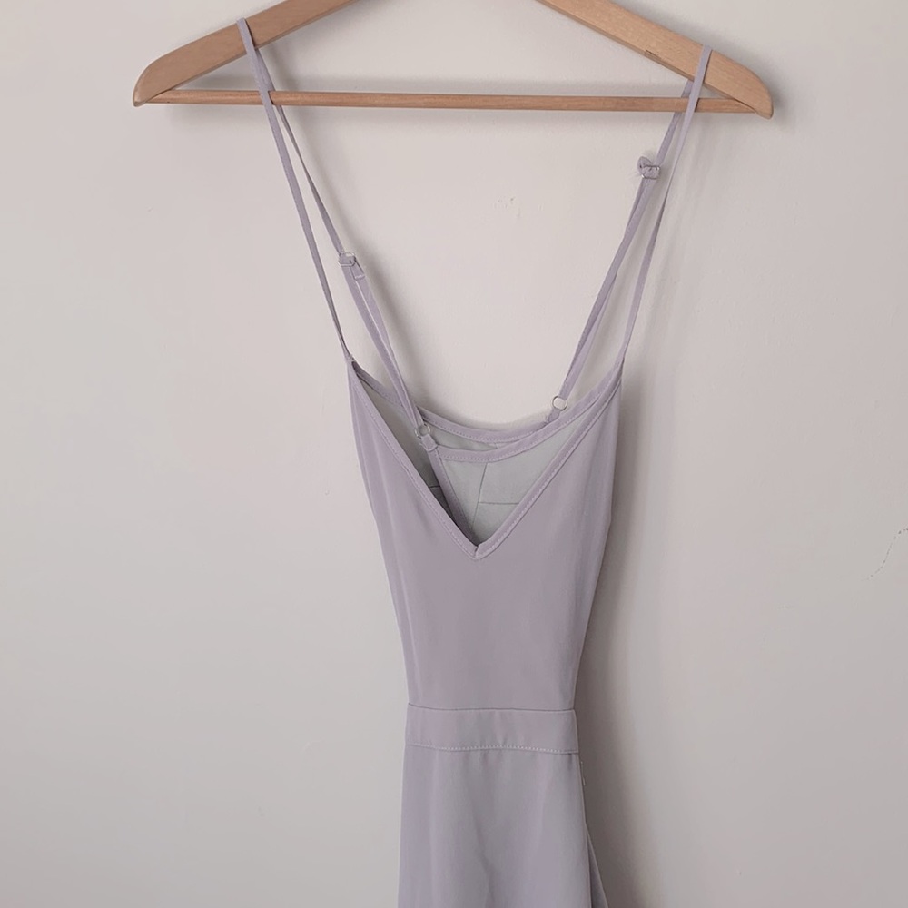 MISSGUIDED | full-length open-back / open-sides formal dress with two side slits